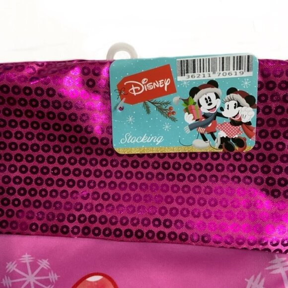 Disney Minnie Mouse Christmas Stocking Set of 2 Large 17 inch Holiday Stockings - Picture 7 of 12